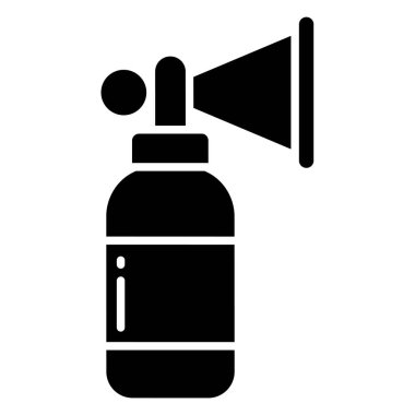 Basit vektör simgesi, hava kornosu illüstrasyonu