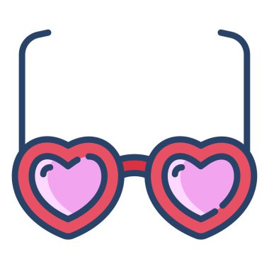 güneş gözlüğü vektör simgesi tasarımı