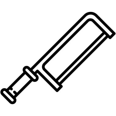 Gördüm. Web simgesi basit illüstrasyon