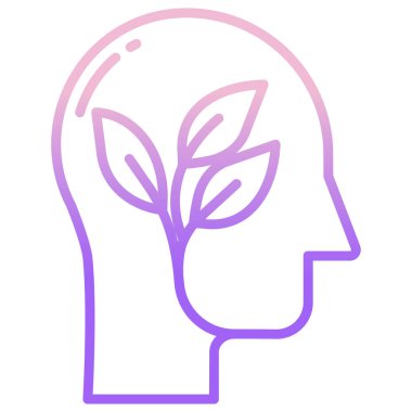 Zihin vektörü resimleme arkaplanı 