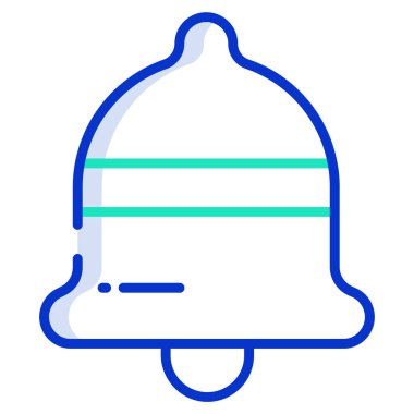 Zil. Web simgesi basit illüstrasyon