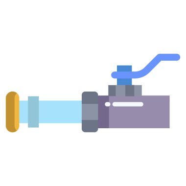 Boru. Web simgesi basit tasarım