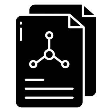 belge web simgesi, vektör illüstrasyonu   