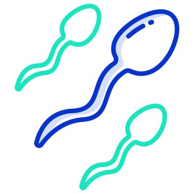 sperm, web simgesi basit tasarım