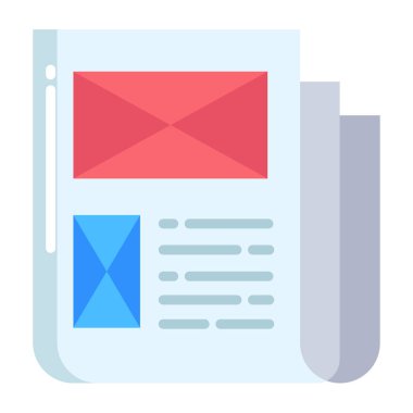 düz tasarım vektör resimleme simgesi