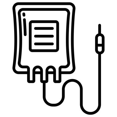 - Kan. Web simgesi basit illüstrasyon