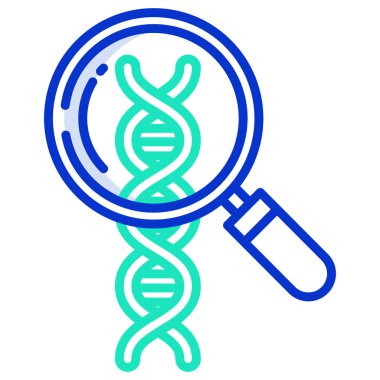 dna. Web simgesi basit illüstrasyon 