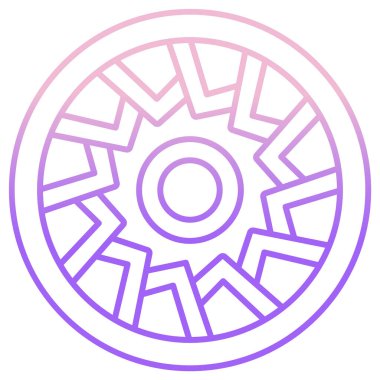 Çiçek detayı, süs, vektör illüstrasyonu