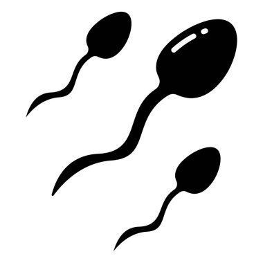 sperm, web simgesi basit tasarım