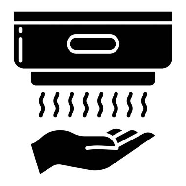 Mutfak aletleri ikonu. Web için su ısıtıcı vektör simgelerinin özet çizimi