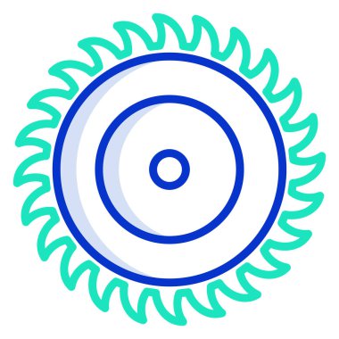 Gördüm. Web simgesi basit illüstrasyon