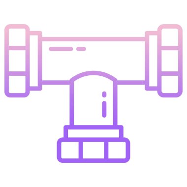 Beyaz arkaplanda basit bir vektör simgesi oluştur