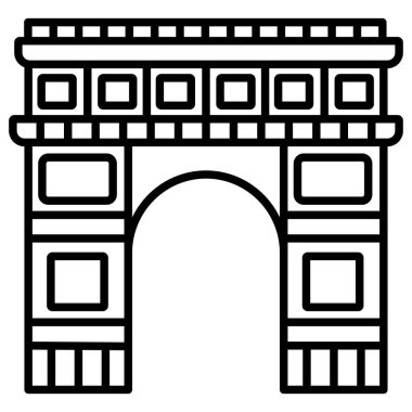 Basit vektör simgesi, Zafer Takı 'nın çizimi