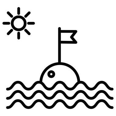 Dalış web simgesi basit illüstrasyon