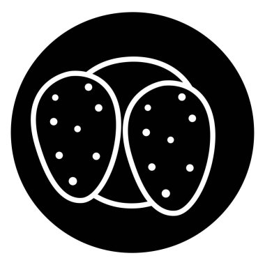 yiyecek ikonu vektör illüstrasyonu