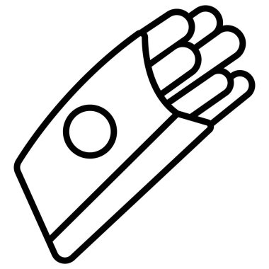 ekmek ikonu vektör illüstrasyonu 