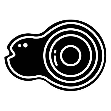 Biftek. Web simgesi basit illüstrasyon