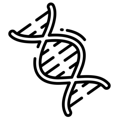 dna. Web simgesi basit illüstrasyon 