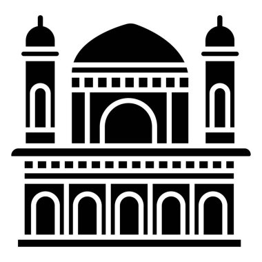 Cami. Web simgesi basit illüstrasyon