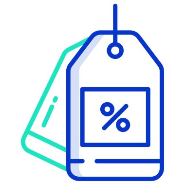 İndirim etiketi. Web simgesi