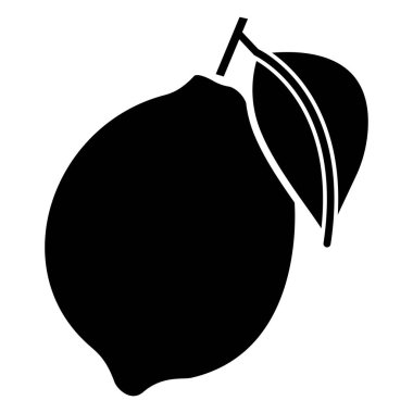 Limon web simgesi, vektör çizim