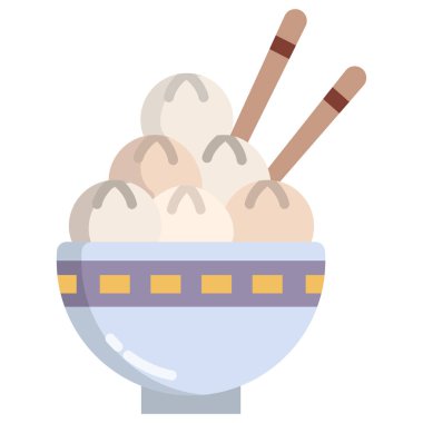 yiyecek ikonu vektör illüstrasyonu 