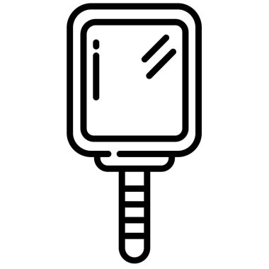 Ayna simgesinin İllüstrasyon Vektörü grafiği