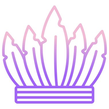 tüyler simge vektör çizim 