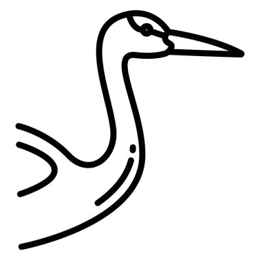 Web simgesi, vektör çizim vinç 