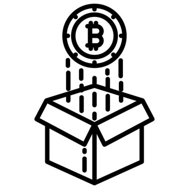 Para için. Web simgesi basit tasarım