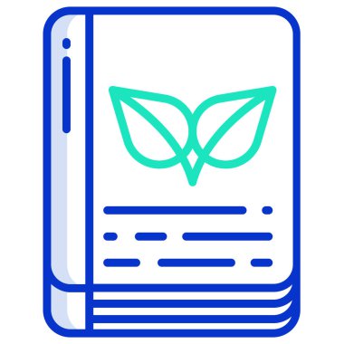 Kitap. Web simgesi basit illüstrasyon