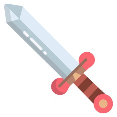 Kılıç basit simgesi, vektör gösterimi