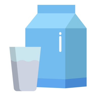 süt ağı simgesi, vektör illüstrasyonu