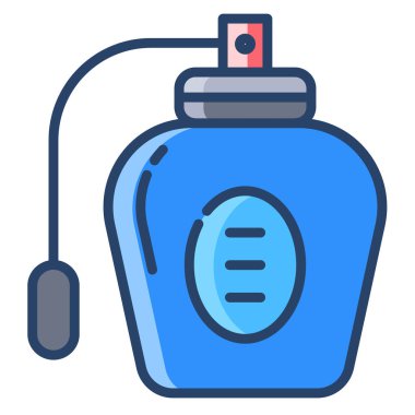 Parfüm. Web simgesi basit illüstrasyon