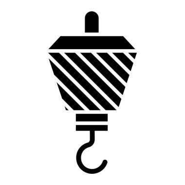 Web simgesi, vektör çizim vinç 