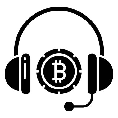 Beyaz arkaplanda basit vektör simgesini destekle