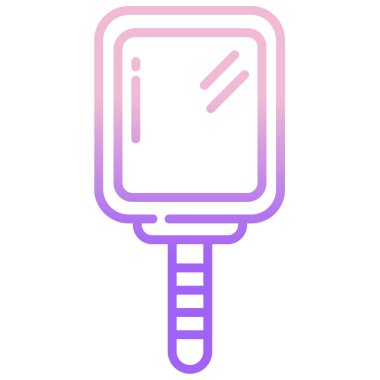 Ayna simgesinin İllüstrasyon Vektörü grafiği