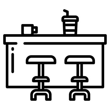 Ofis masası. Basit tasarım