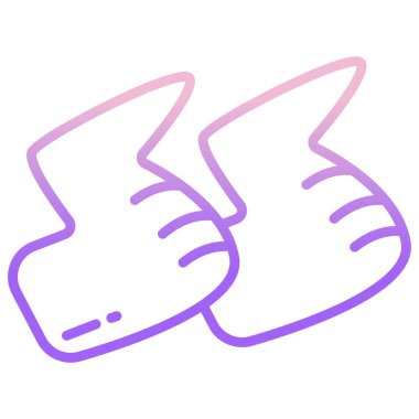 Tavuk. Web simgesi basit illüstrasyon