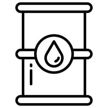 Bir varilin vektör illüstrasyonu