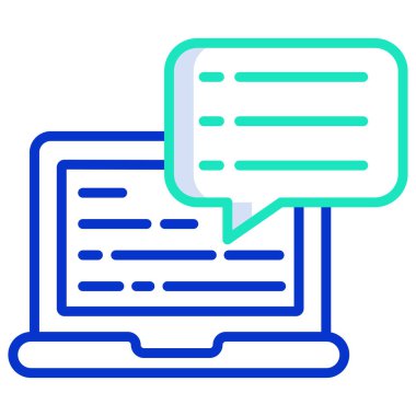 dizüstü bilgisayar simgesi, vektör illüstrasyonu