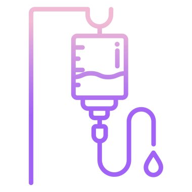 kan nakli vektör çizgisi simgesi