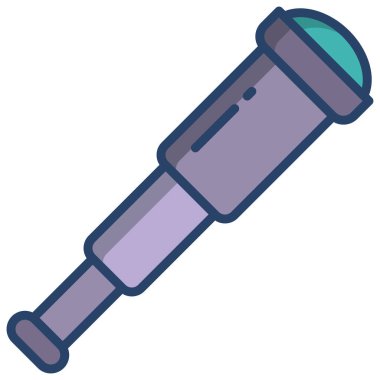 Basit vektör simgesi, Spyglass illüstrasyonu