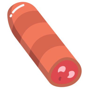 Tek izole çizgi film simgesinin vektör çizimi