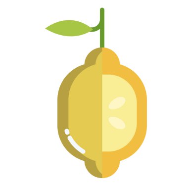 Limon web simgesi, vektör çizim