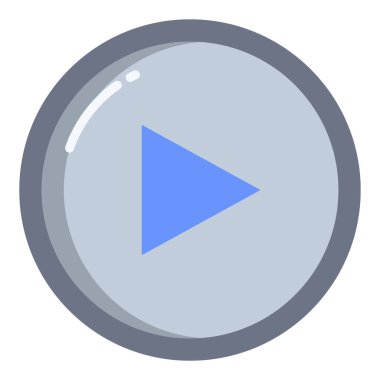 Oynatma düğmesi vektör çizimi