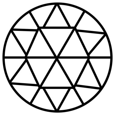 Mücevher. Web simgesi basit illüstrasyon