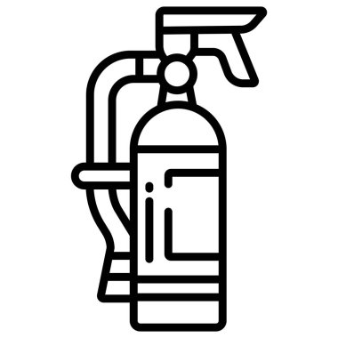 Yangın söndürücüsü. Web simgesi