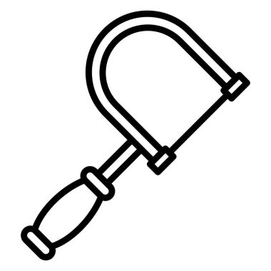 Gördüm. Web simgesi basit illüstrasyon