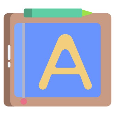 Beyaz arkaplanda basit vektör simgesi